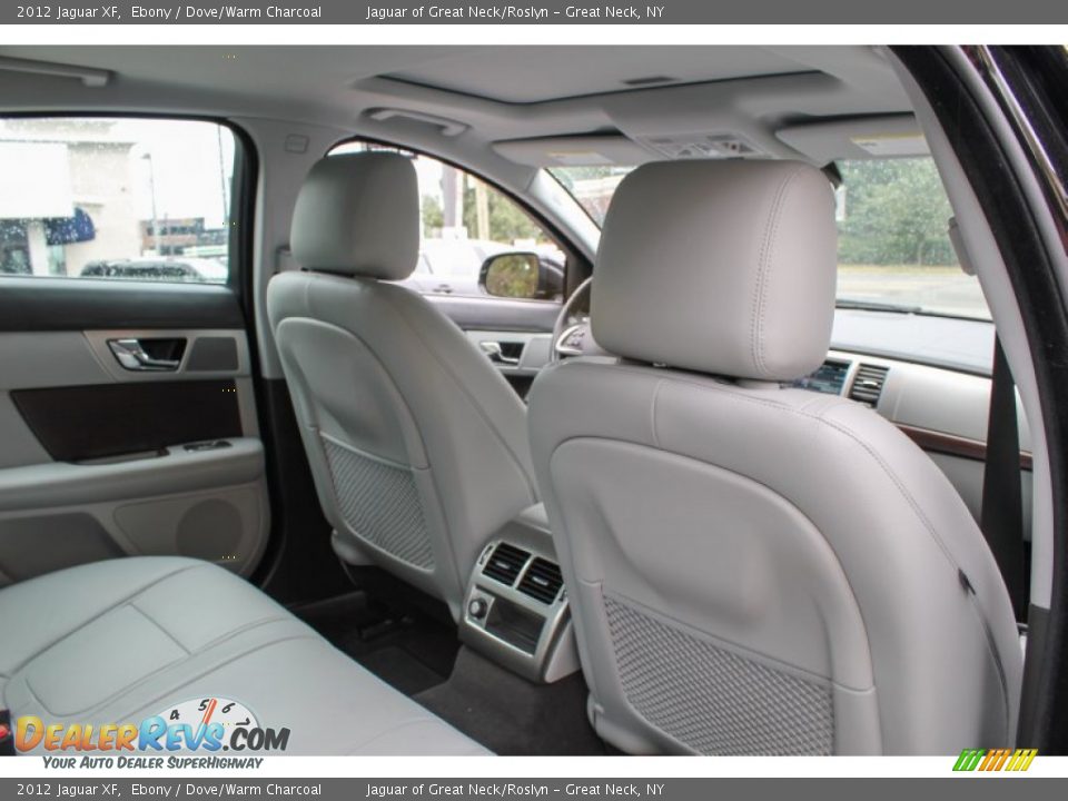 2012 Jaguar XF Ebony / Dove/Warm Charcoal Photo #14