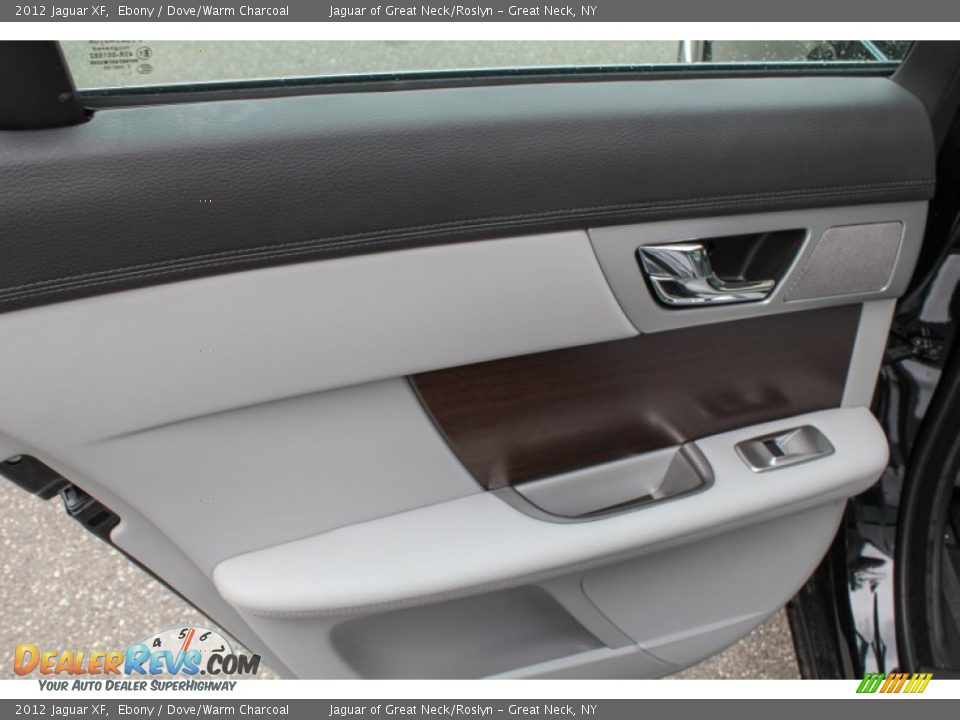 2012 Jaguar XF Ebony / Dove/Warm Charcoal Photo #15