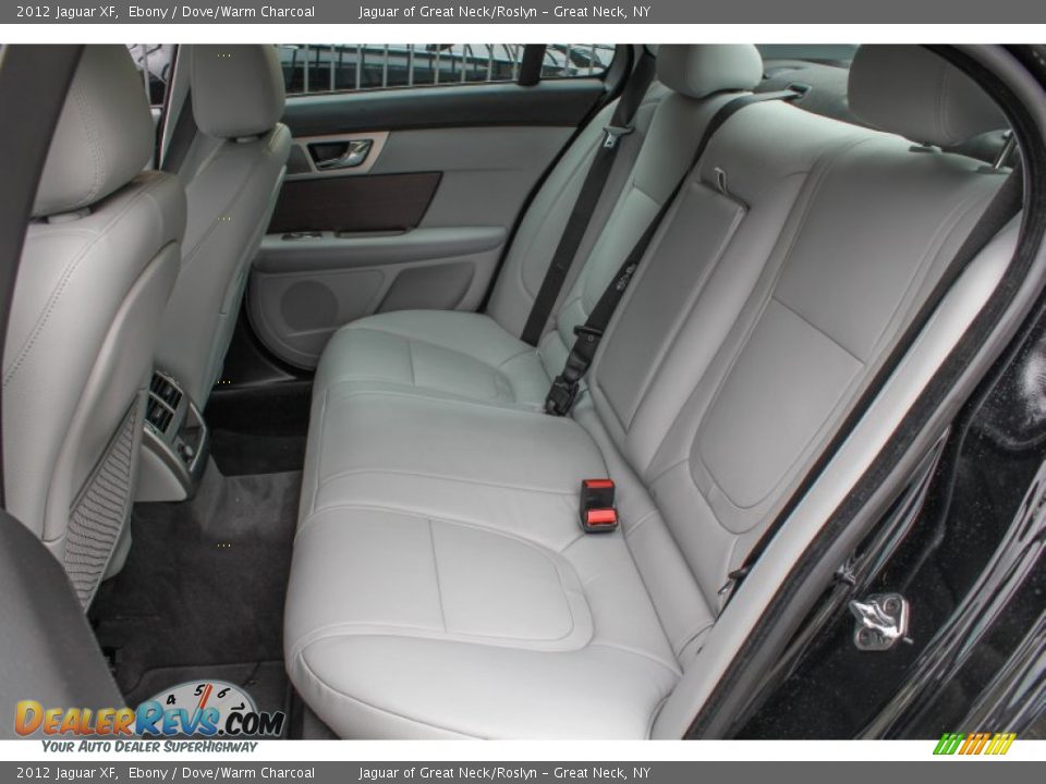 2012 Jaguar XF Ebony / Dove/Warm Charcoal Photo #16