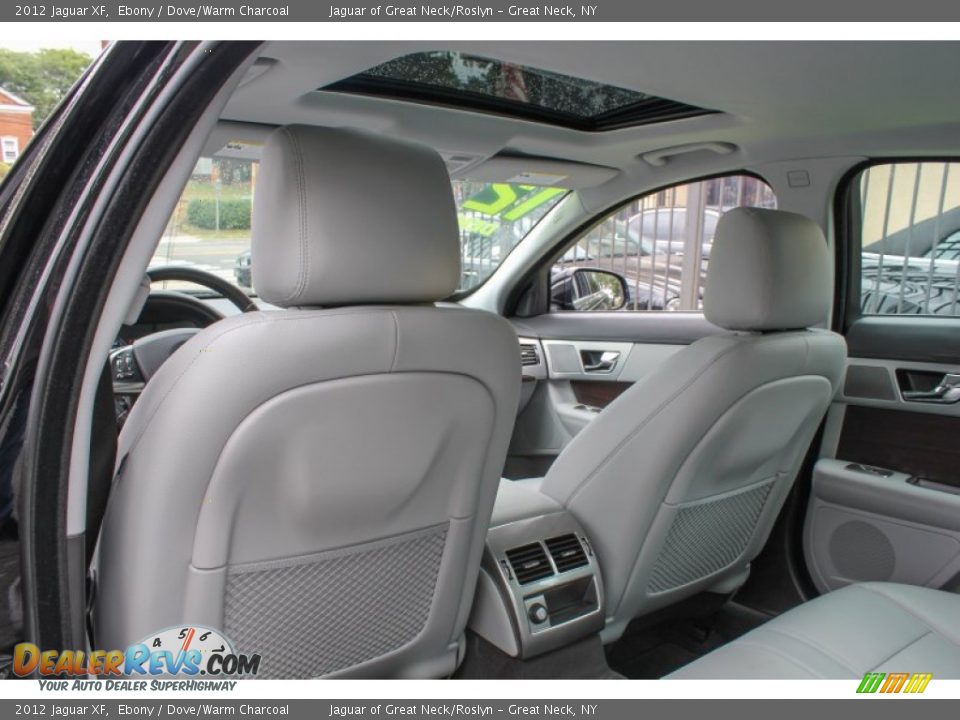 2012 Jaguar XF Ebony / Dove/Warm Charcoal Photo #17