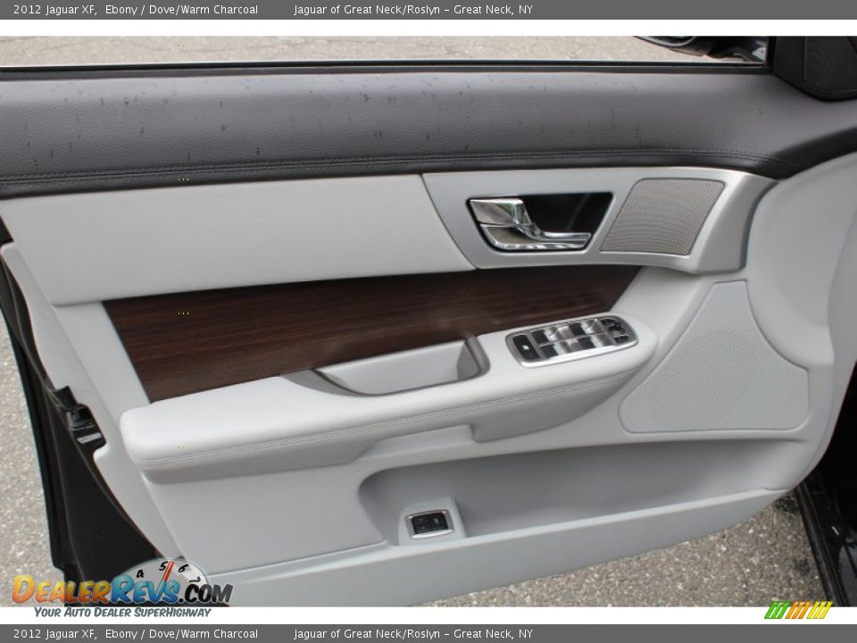 2012 Jaguar XF Ebony / Dove/Warm Charcoal Photo #18