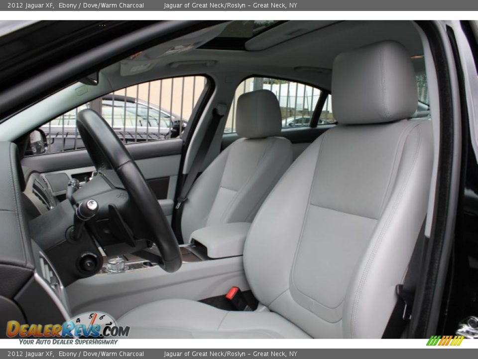 2012 Jaguar XF Ebony / Dove/Warm Charcoal Photo #19