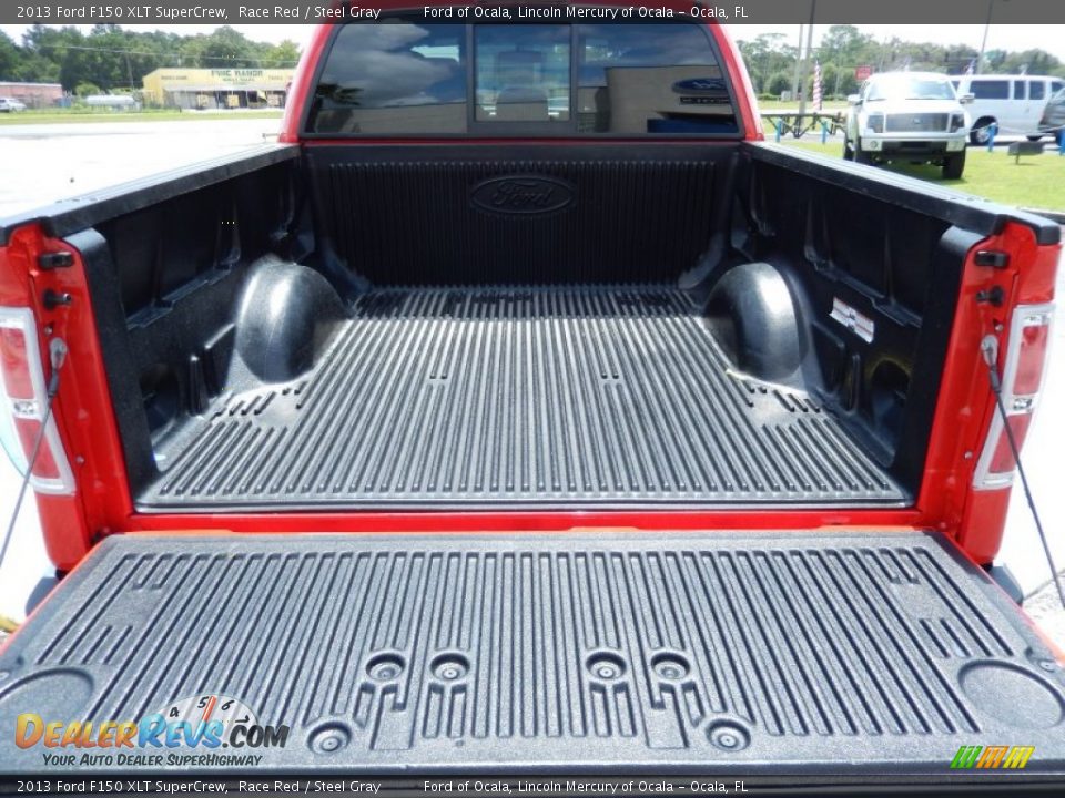 2013 Ford F150 XLT SuperCrew Race Red / Steel Gray Photo #5