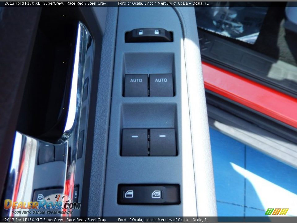 2013 Ford F150 XLT SuperCrew Race Red / Steel Gray Photo #14