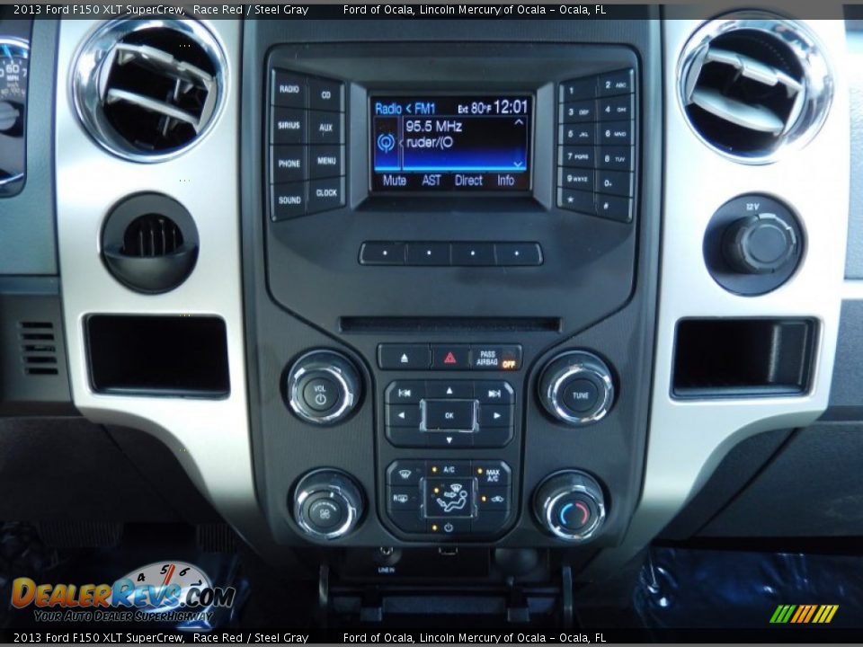 2013 Ford F150 XLT SuperCrew Race Red / Steel Gray Photo #22