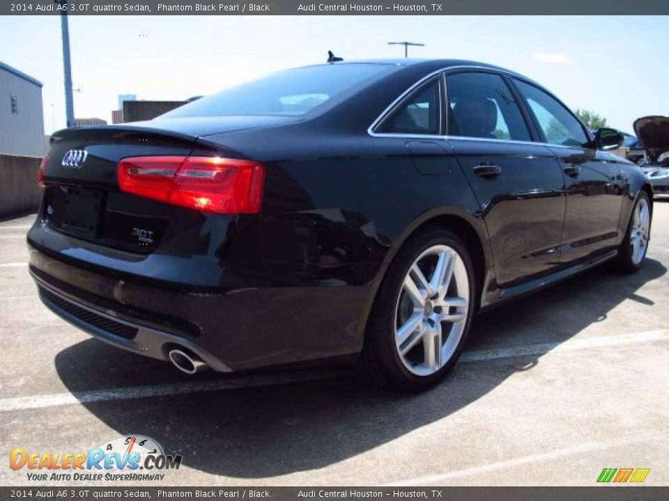 2014 Audi A6 3.0T quattro Sedan Phantom Black Pearl / Black Photo #2