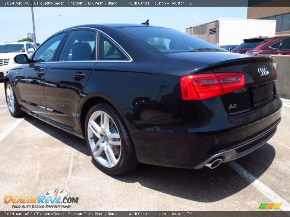 2014 Audi A6 3.0T quattro Sedan Phantom Black Pearl / Black Photo #5