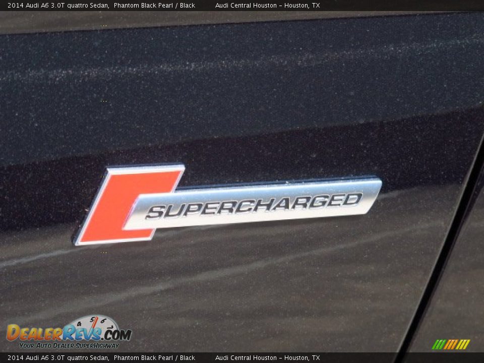 2014 Audi A6 3.0T quattro Sedan Phantom Black Pearl / Black Photo #9