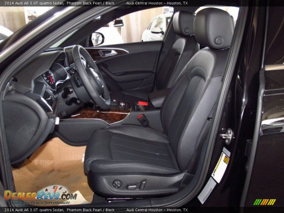 2014 Audi A6 3.0T quattro Sedan Phantom Black Pearl / Black Photo #13