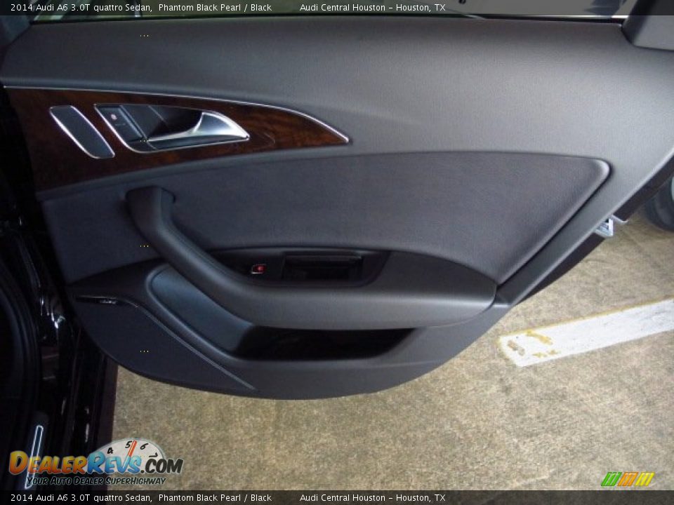 2014 Audi A6 3.0T quattro Sedan Phantom Black Pearl / Black Photo #16
