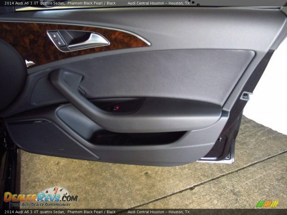 2014 Audi A6 3.0T quattro Sedan Phantom Black Pearl / Black Photo #18