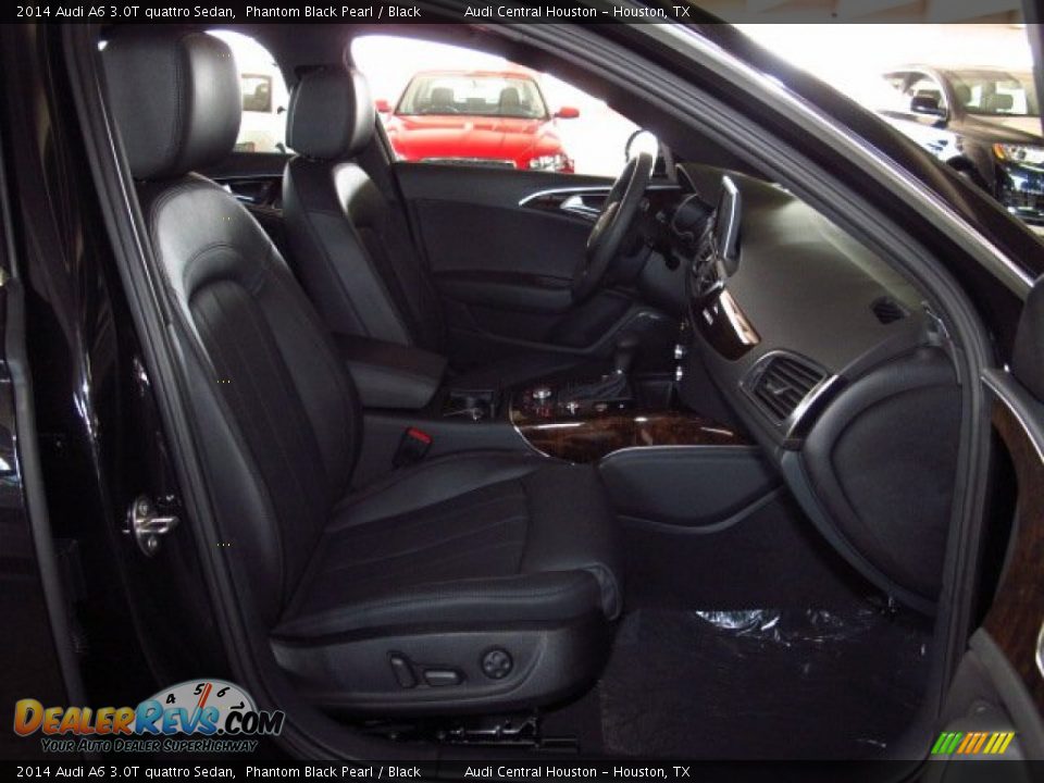 2014 Audi A6 3.0T quattro Sedan Phantom Black Pearl / Black Photo #19