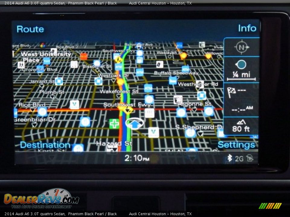 2014 Audi A6 3.0T quattro Sedan Phantom Black Pearl / Black Photo #30