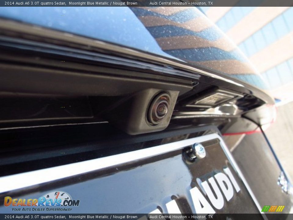 2014 Audi A6 3.0T quattro Sedan Moonlight Blue Metallic / Nougat Brown Photo #4