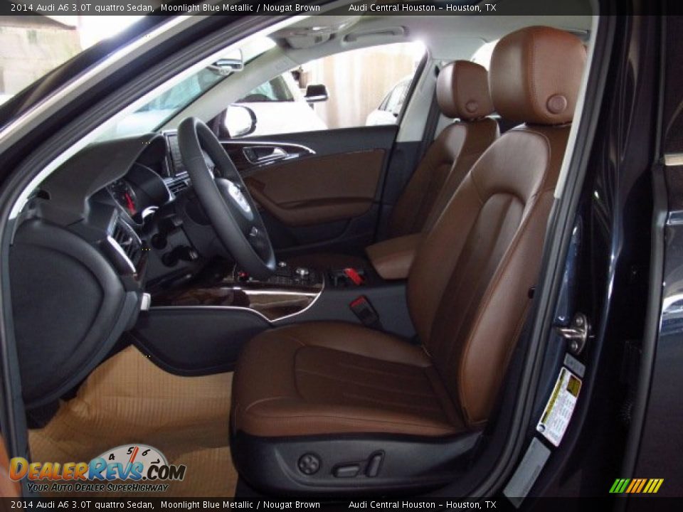 Nougat Brown Interior - 2014 Audi A6 3.0T quattro Sedan Photo #13