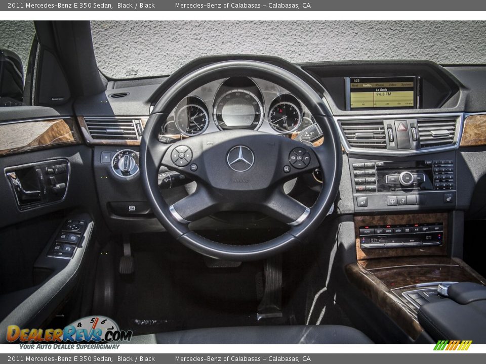 2011 Mercedes-Benz E 350 Sedan Black / Black Photo #4