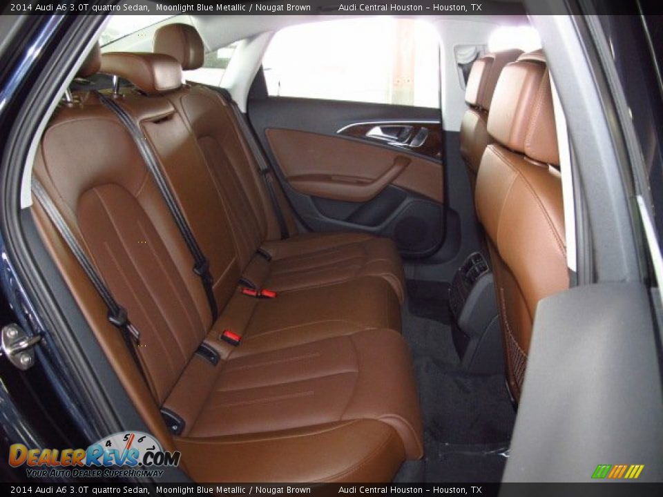 Rear Seat of 2014 Audi A6 3.0T quattro Sedan Photo #17