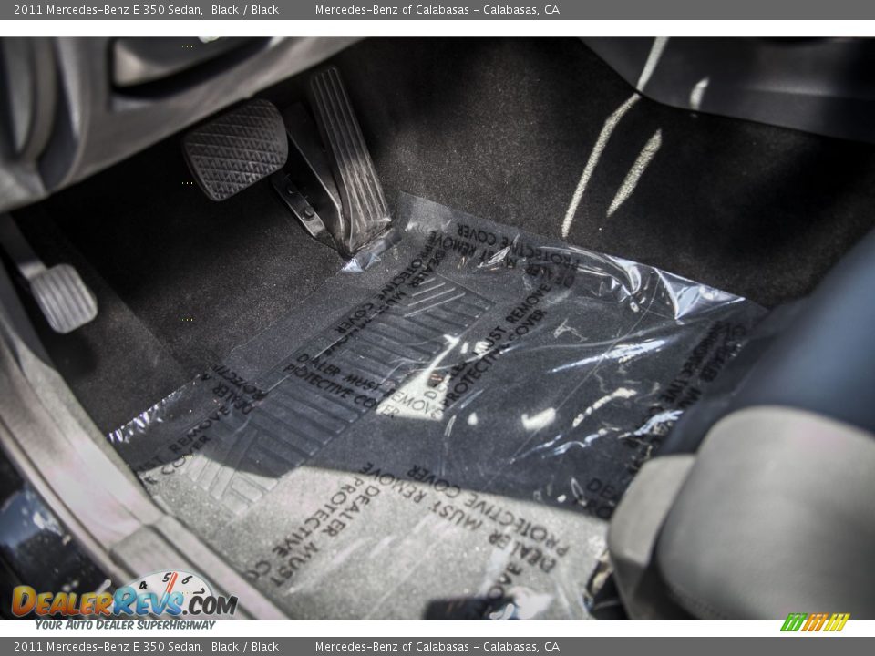 2011 Mercedes-Benz E 350 Sedan Black / Black Photo #6
