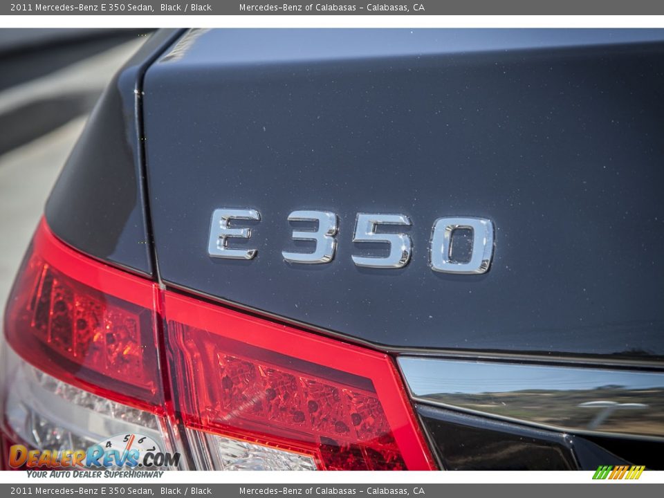 2011 Mercedes-Benz E 350 Sedan Black / Black Photo #7