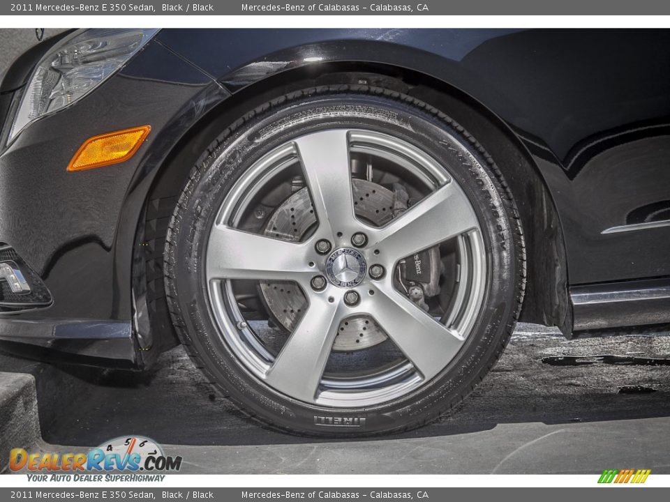 2011 Mercedes-Benz E 350 Sedan Black / Black Photo #8