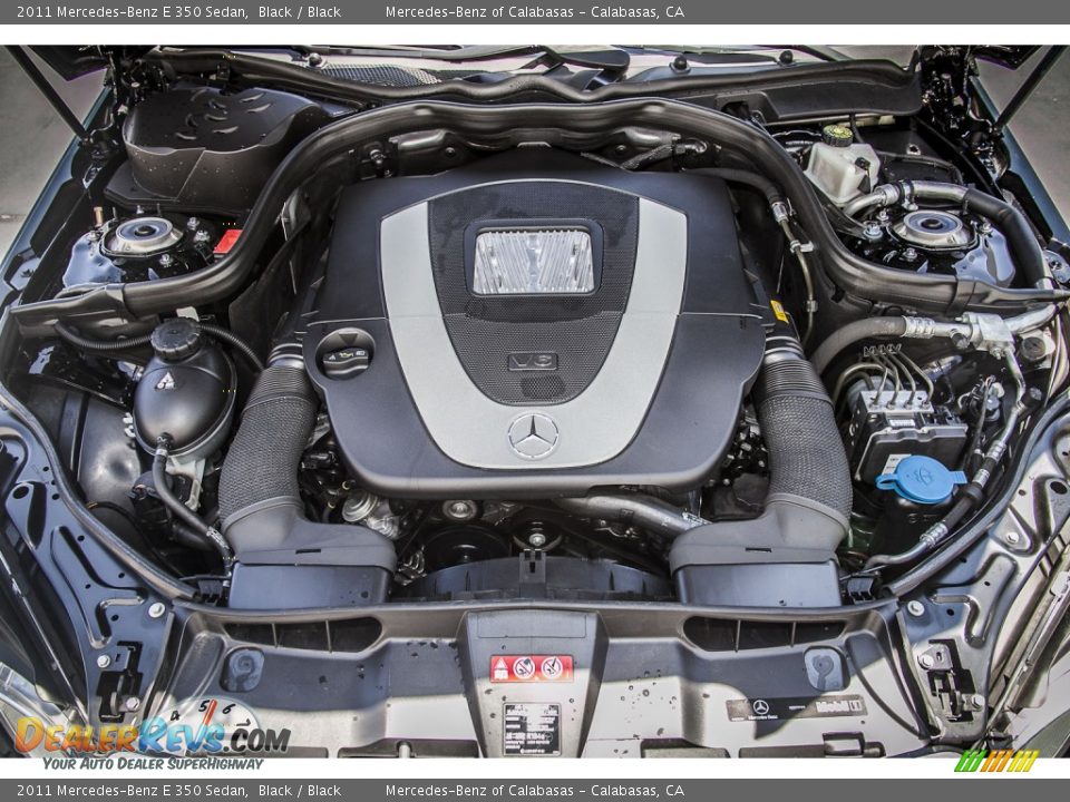2011 Mercedes-Benz E 350 Sedan Black / Black Photo #9