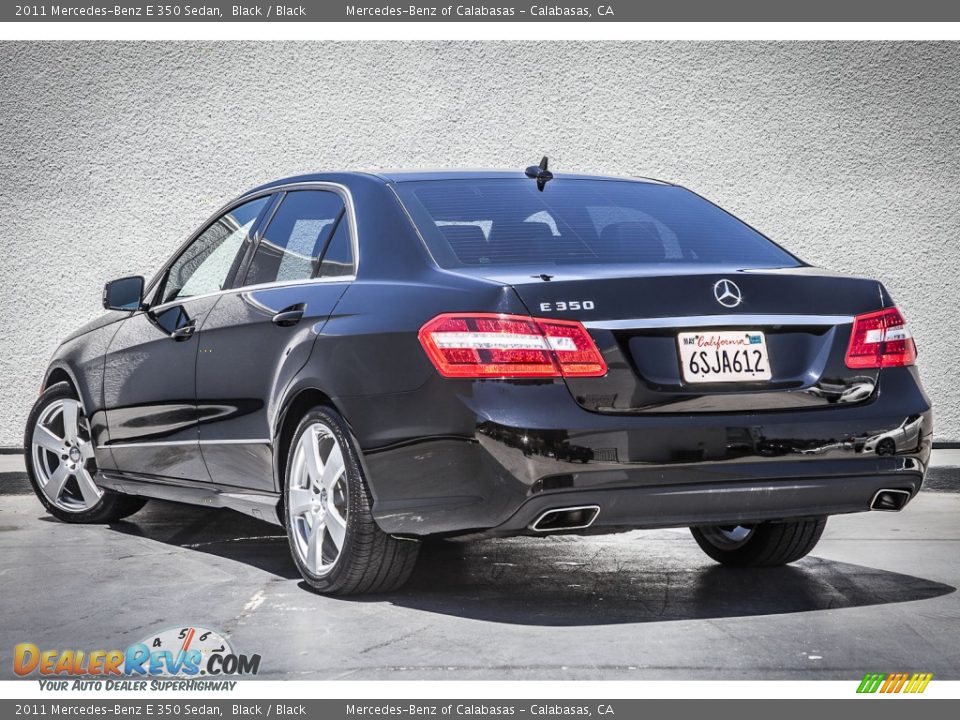 2011 Mercedes-Benz E 350 Sedan Black / Black Photo #10