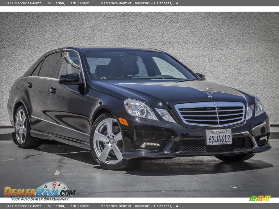 2011 Mercedes-Benz E 350 Sedan Black / Black Photo #12