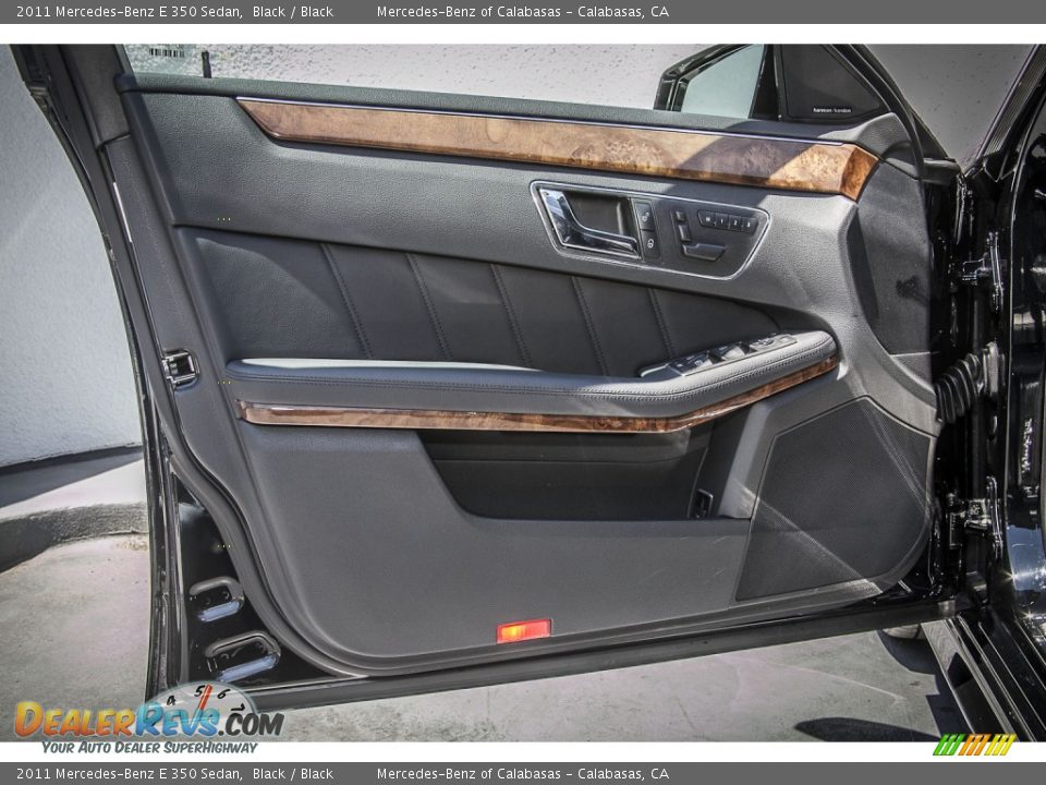 2011 Mercedes-Benz E 350 Sedan Black / Black Photo #19