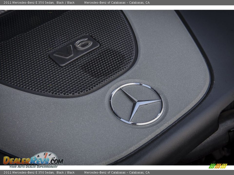 2011 Mercedes-Benz E 350 Sedan Black / Black Photo #26