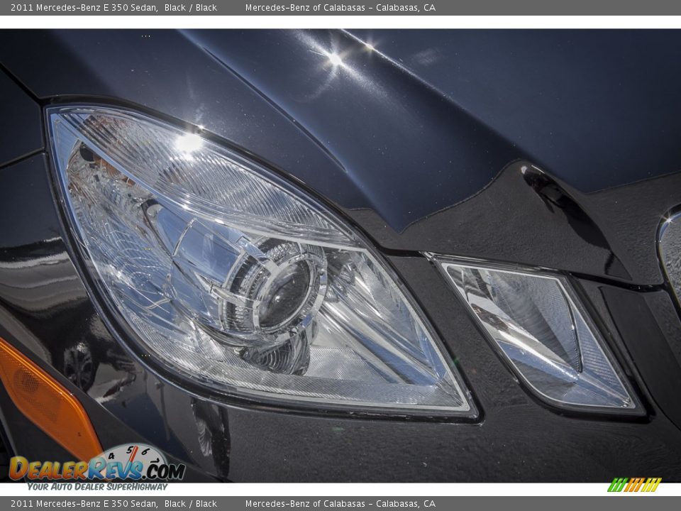 2011 Mercedes-Benz E 350 Sedan Black / Black Photo #27
