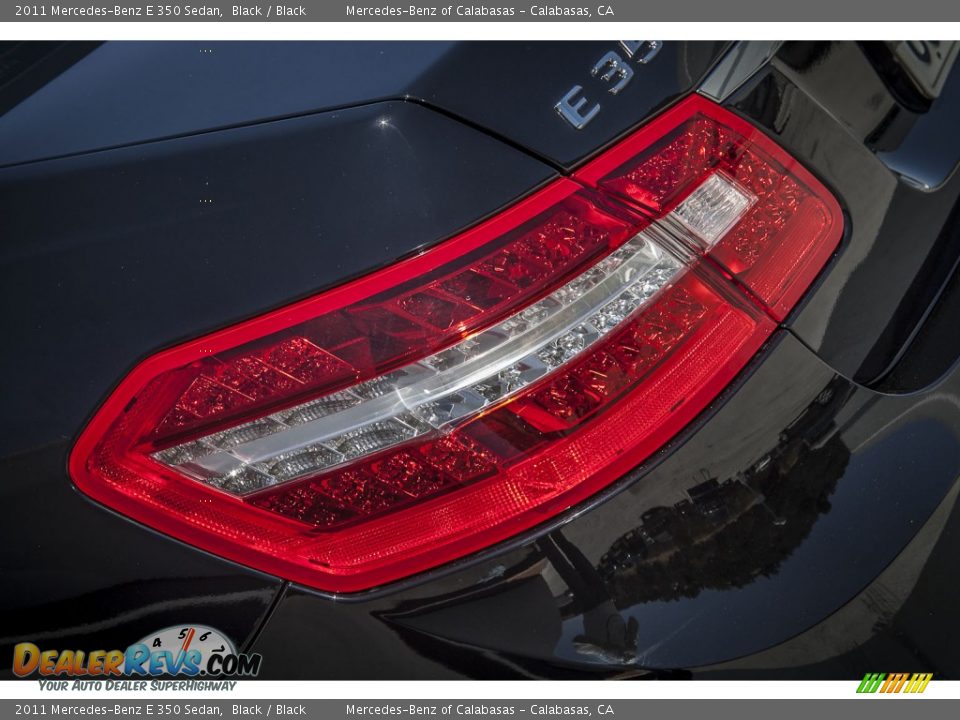 2011 Mercedes-Benz E 350 Sedan Black / Black Photo #29