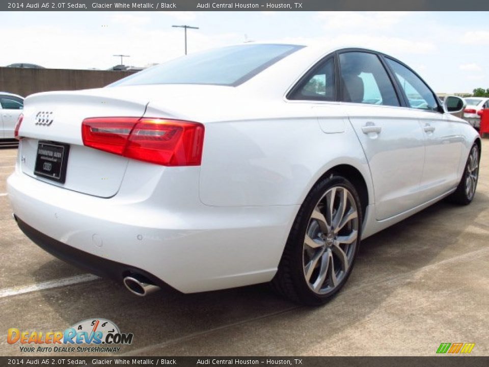2014 Audi A6 2.0T Sedan Glacier White Metallic / Black Photo #2
