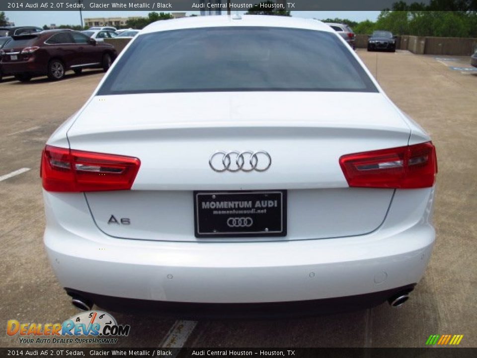 2014 Audi A6 2.0T Sedan Glacier White Metallic / Black Photo #3