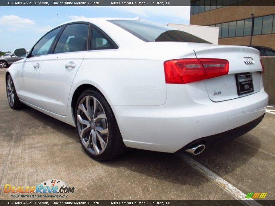 2014 Audi A6 2.0T Sedan Glacier White Metallic / Black Photo #5