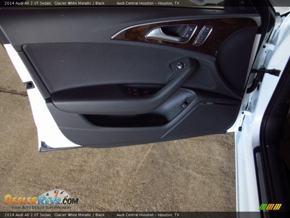 2014 Audi A6 2.0T Sedan Glacier White Metallic / Black Photo #11