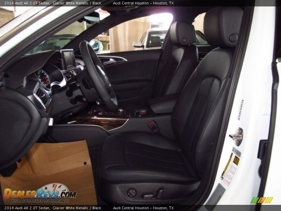2014 Audi A6 2.0T Sedan Glacier White Metallic / Black Photo #12