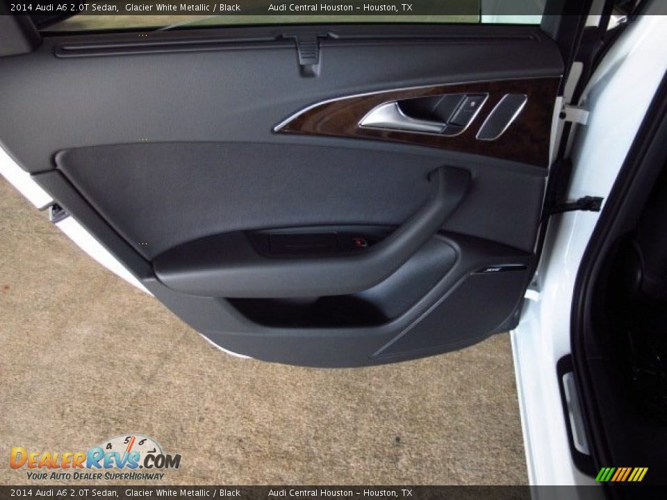 2014 Audi A6 2.0T Sedan Glacier White Metallic / Black Photo #13