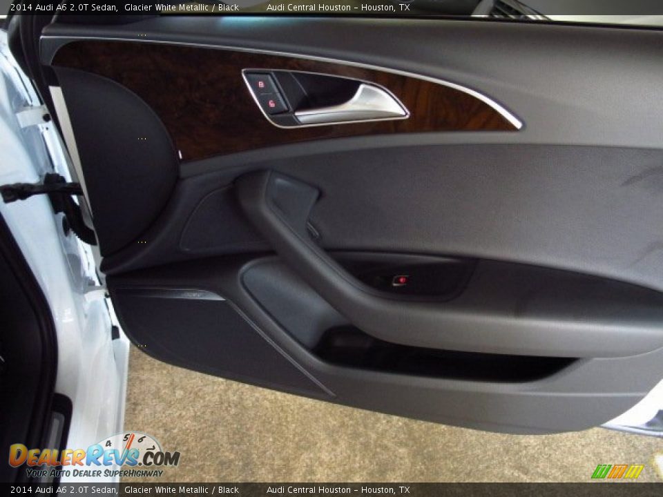 2014 Audi A6 2.0T Sedan Glacier White Metallic / Black Photo #17