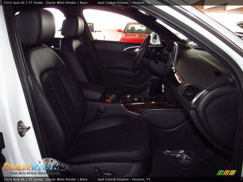 2014 Audi A6 2.0T Sedan Glacier White Metallic / Black Photo #18
