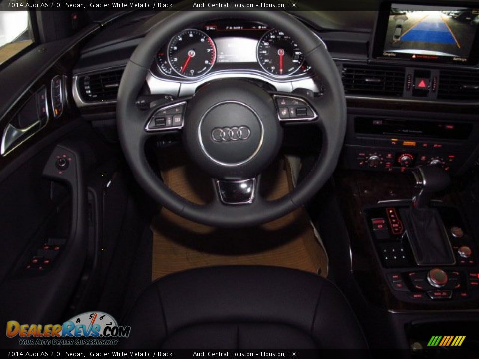 2014 Audi A6 2.0T Sedan Glacier White Metallic / Black Photo #19