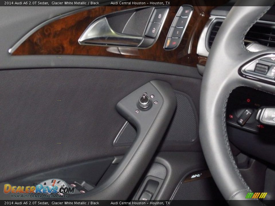 2014 Audi A6 2.0T Sedan Glacier White Metallic / Black Photo #23