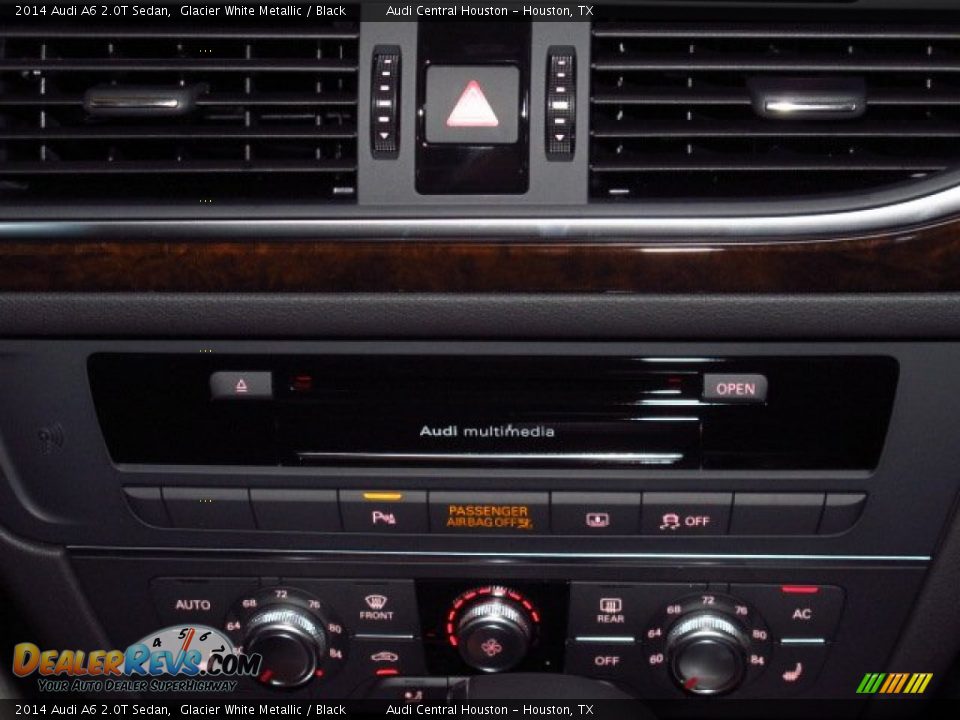 2014 Audi A6 2.0T Sedan Glacier White Metallic / Black Photo #26