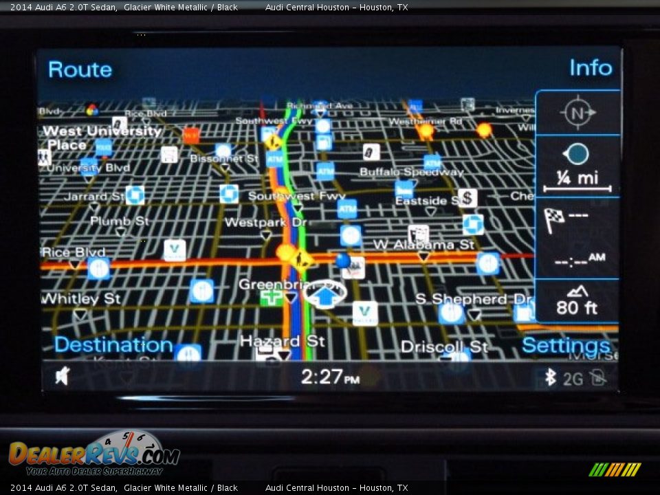 2014 Audi A6 2.0T Sedan Glacier White Metallic / Black Photo #29