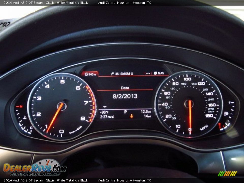 2014 Audi A6 2.0T Sedan Glacier White Metallic / Black Photo #30