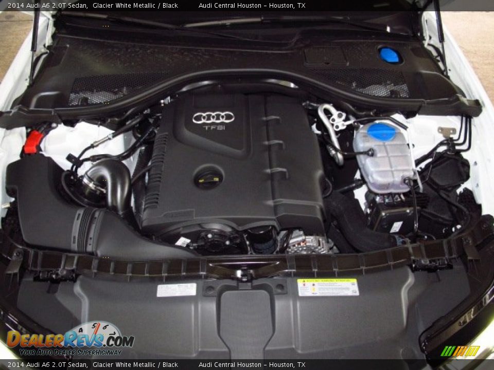 2014 Audi A6 2.0T Sedan Glacier White Metallic / Black Photo #33