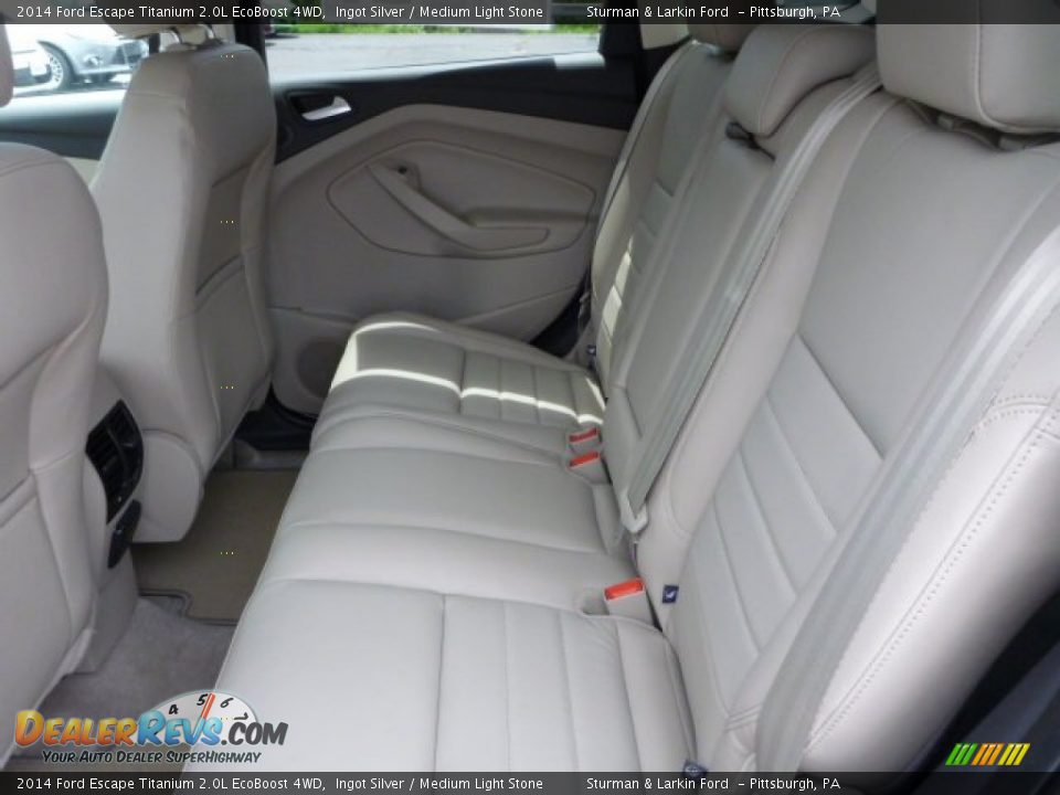 2014 Ford Escape Titanium 2.0L EcoBoost 4WD Ingot Silver / Medium Light Stone Photo #9