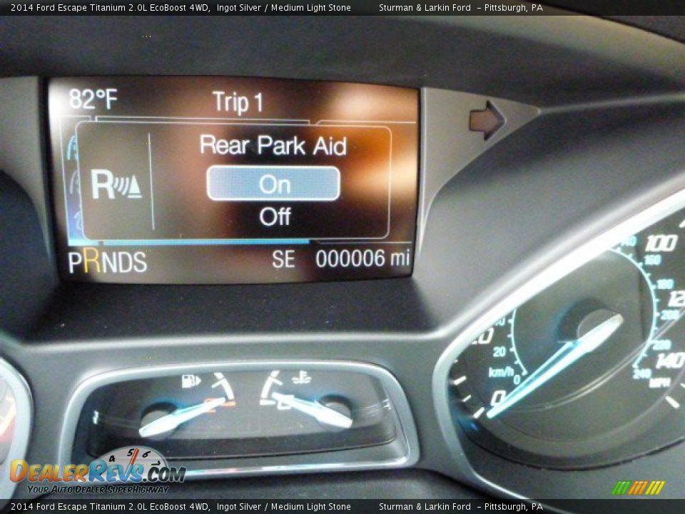 2014 Ford Escape Titanium 2.0L EcoBoost 4WD Ingot Silver / Medium Light Stone Photo #13