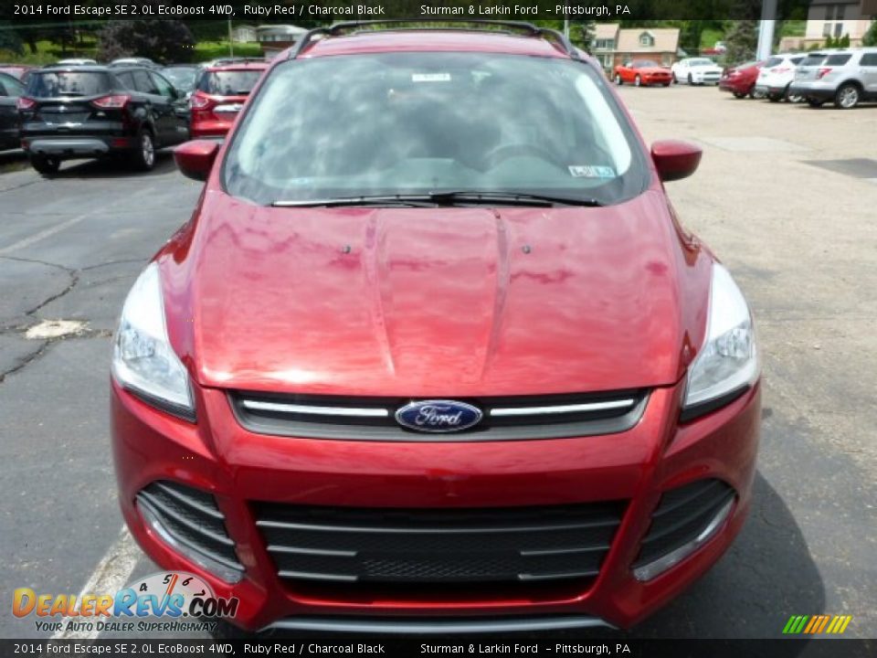 2014 Ford Escape SE 2.0L EcoBoost 4WD Ruby Red / Charcoal Black Photo #6