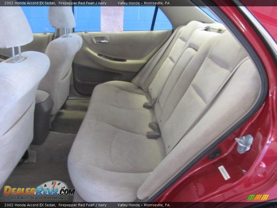 Rear Seat of 2002 Honda Accord EX Sedan Photo #8