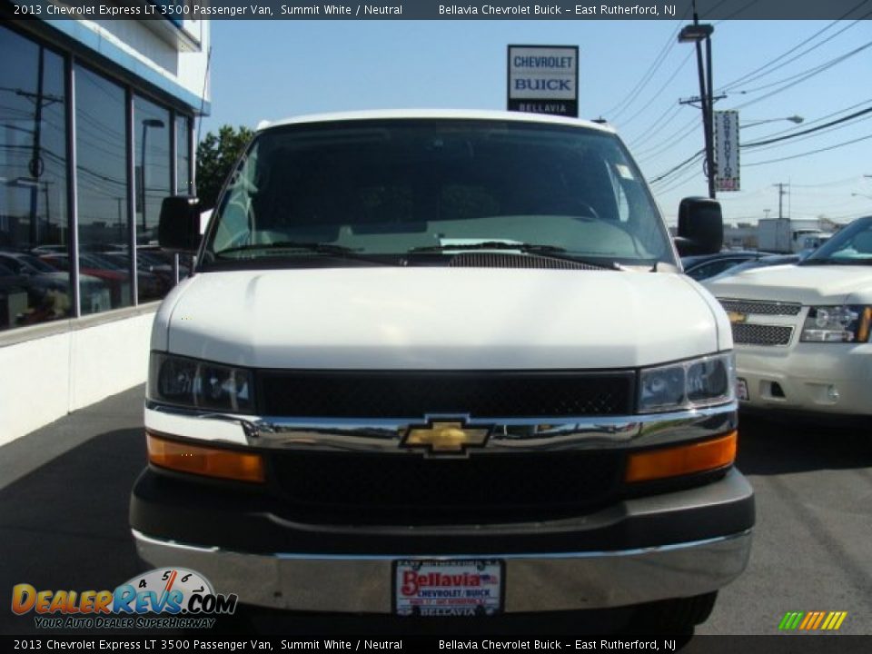 2013 Chevrolet Express LT 3500 Passenger Van Summit White / Neutral Photo #2